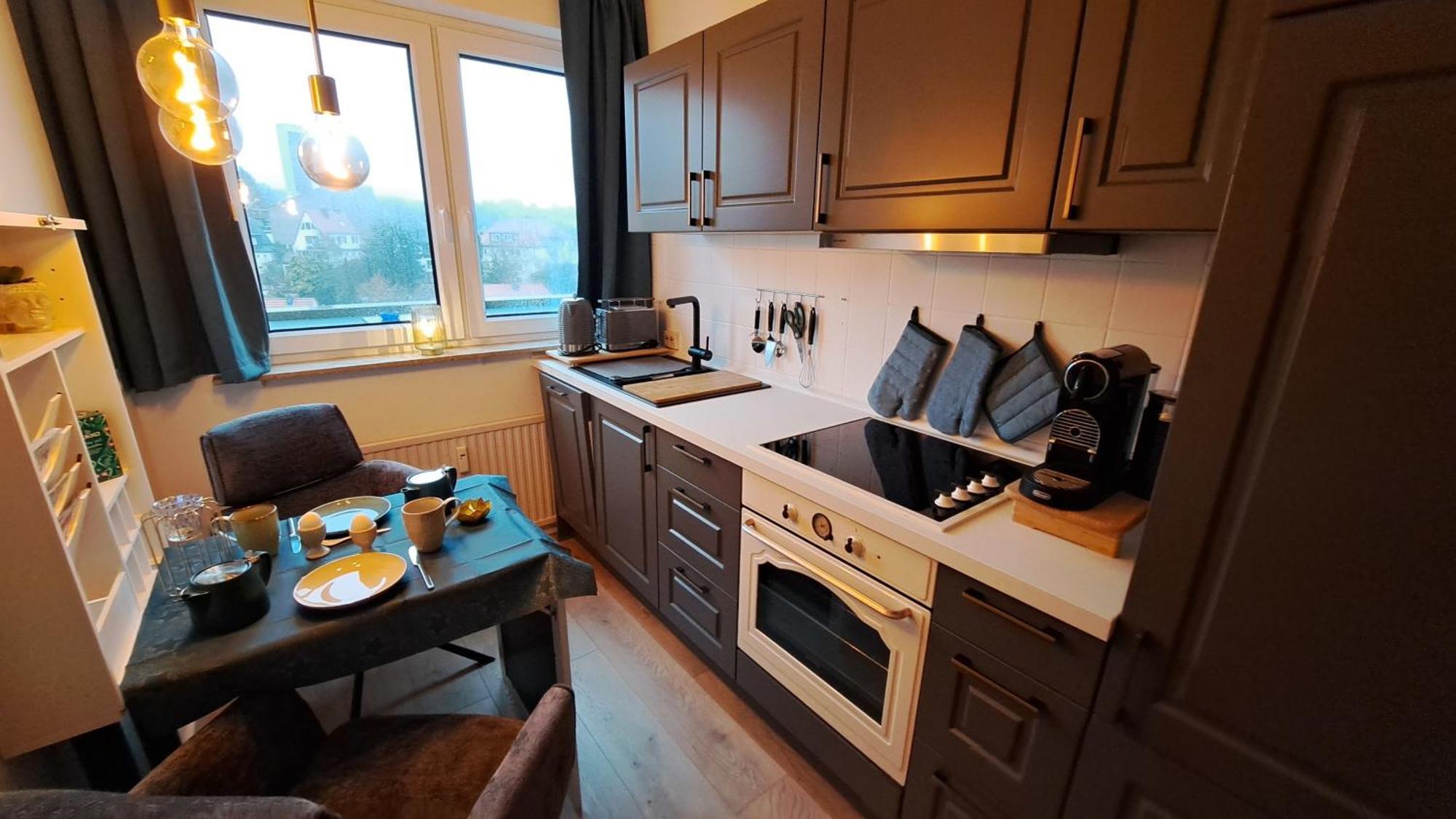 Das Kleine Penthouse Mit Kamin Bad Sachsa Exteriör bild